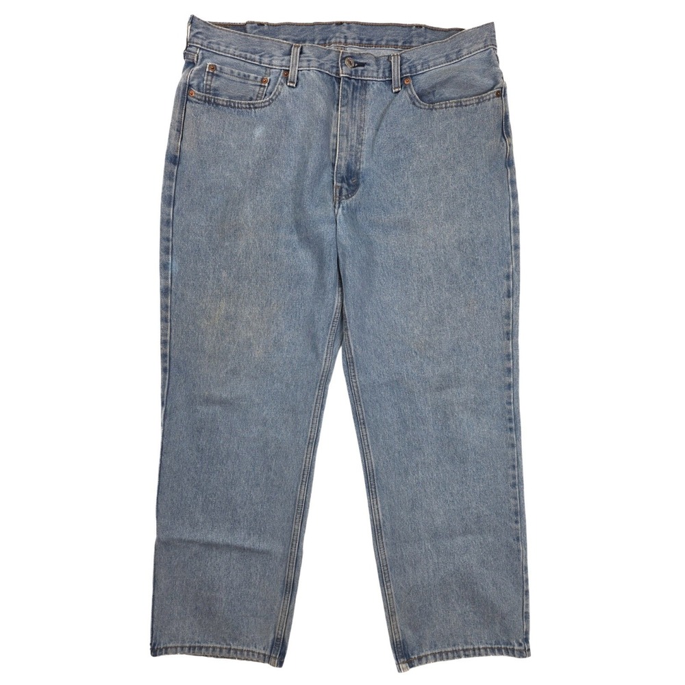 Levi's 550 Relaxed Fit Light‎ Wash Straight Leg Denim Jeans Men's Size 38x29
